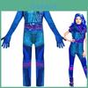 Bezauberndes Descendants 3 Mal Cosplay Kostüm für Mädchen mit langärmeligem Design