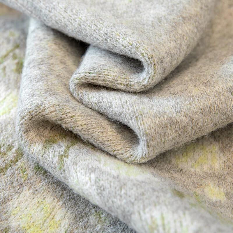 Sibaish Damen Strickweste mit Blumenmuster aus Wollmischung