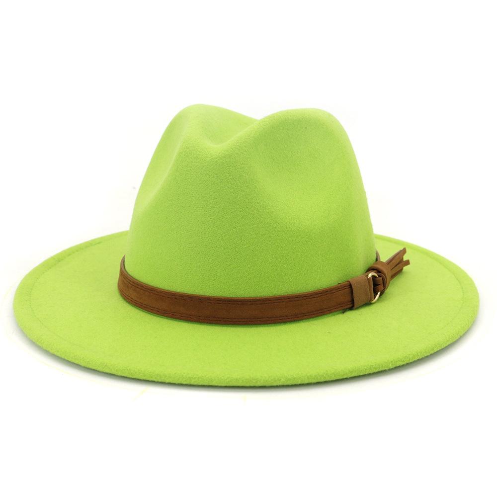 New Arrive Custom Trilby Retro Large Brim Felt Fedora Hats