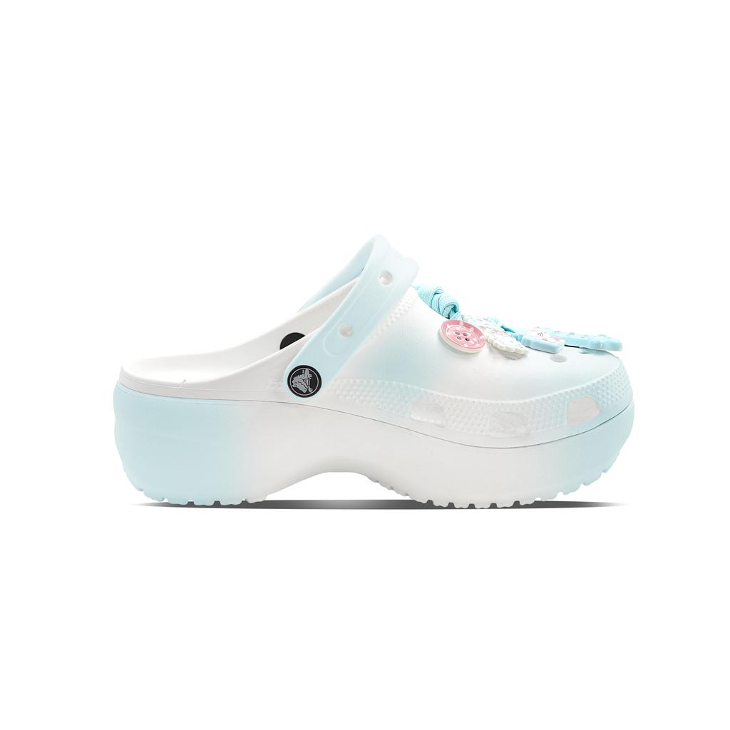 Crocs Classic Clog Blue Soda EVA Cute Korean Cool Hole Shoes Unisex Blue