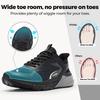 Baskets Confortables Antidérapantes Largeur Large pour Homme Respirantes Semelle Souple Chaussures de Course et de Marche