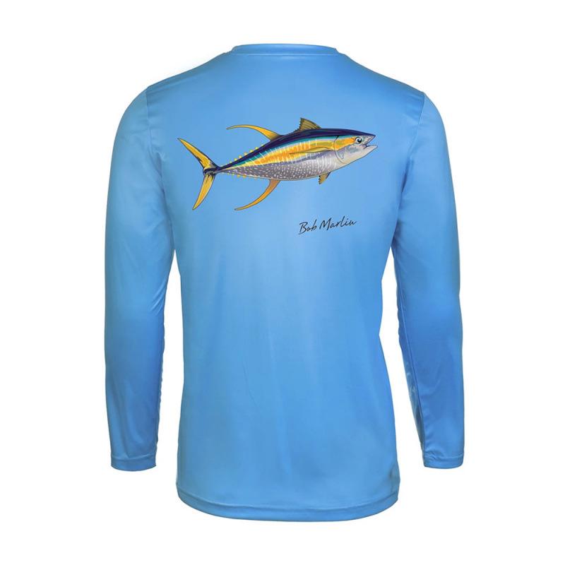 BOB MARLIN Outdoor Hooded UV Protection Fishing Clothing