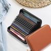 Leather Zipper Card Wallet