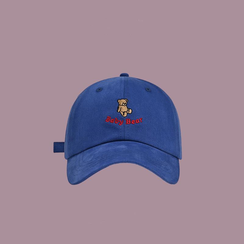 Cute Cartoon Embroidered Baseball Cap With Sun Protection For Women And Men