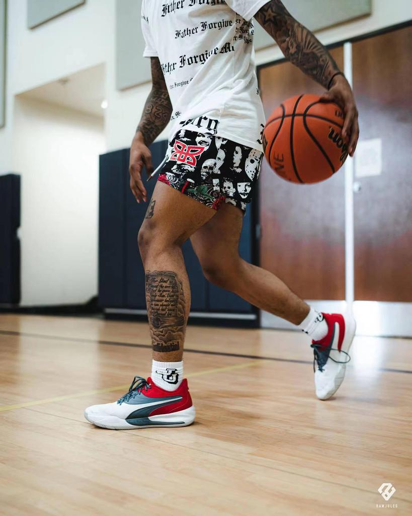 Unisex Sommar Trendiga Basketkaraktär Meshshorts - Snabbtorkande, Ovanför Knät, Fyrpunkts Casual Utomhuskläder