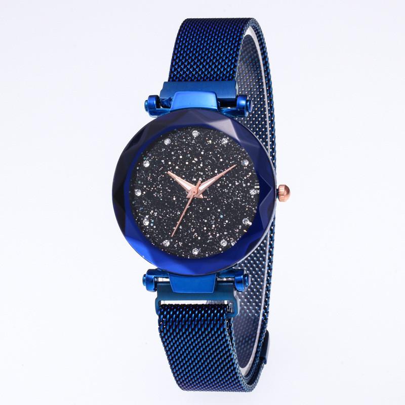 Starry Sky Magnet Watch With Diamond Embellishments For Women And Girls