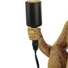 Monkey Table Light, Vintage Creative Animal Statue Desk Lamp for Home Decor, Living Room, Bedroom, Resin Material-Gold