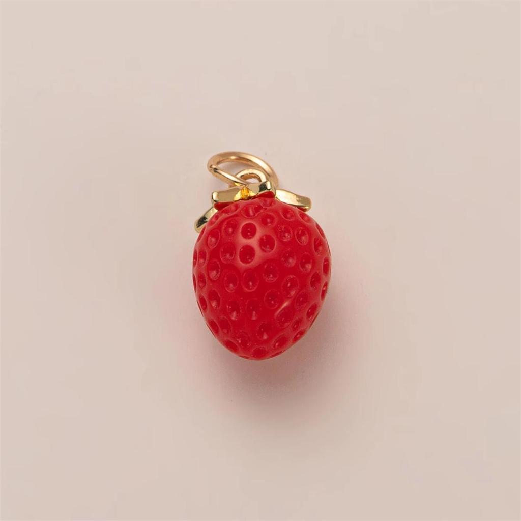 Cross-Border Fresh Fruit Pendant Necklace: Cherry, Pineapple, Orange, Strawberry, Pear Jewelry Accessories