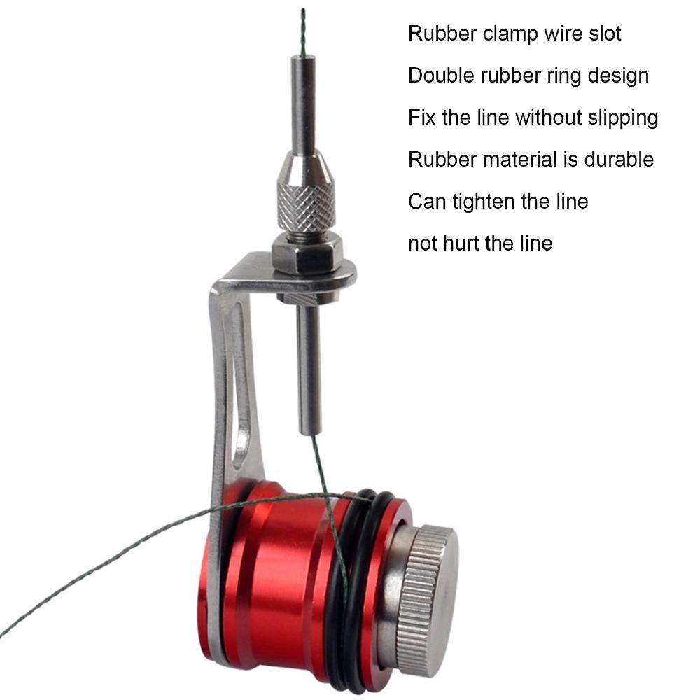 Lightweight Fishing Line Winder 3 Colors Fishing Knot Tying Tool Fly Fishing красный