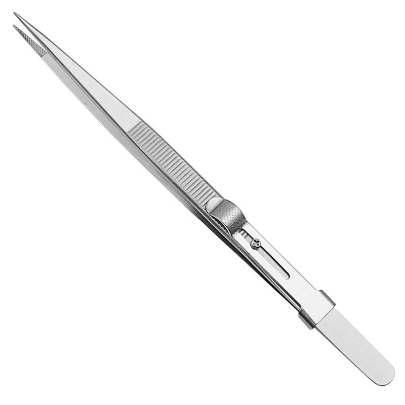 

Пинцеты из нержавеющей стали Инструменты для ремонта электронных компонентов Многоцелевые пинцеты Профессиональные высококачественные ювелирные пинцеты 163*8mm