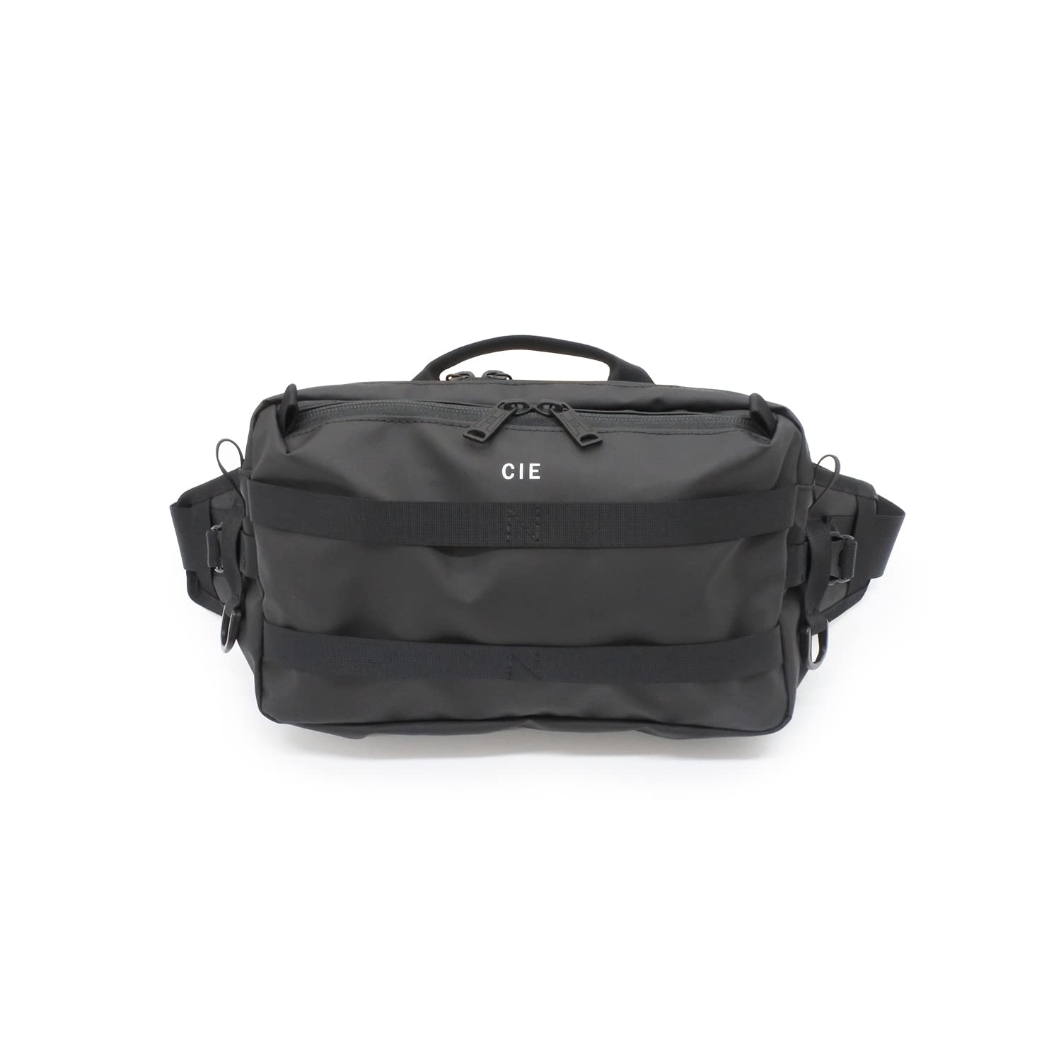 

CIE Shoulder Made in Cordura Body for Men and Women GRID-3 Bag, Black, Lightweight, Waterproof, Japan, 2-Way Bag/Sling Bag, чорний