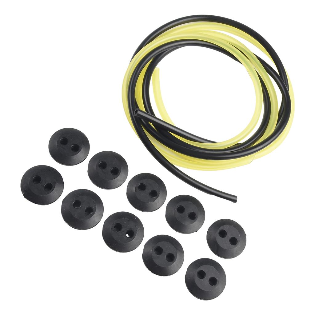Garden Fuel Pipe 12pcs Delicate Exquisite Solid With Fuel Line Pipe Rubber For Brush Cutter For Fuel Tank Portable