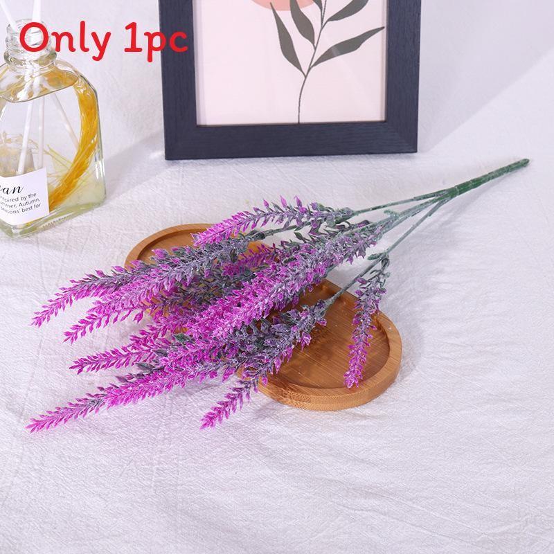 

Flocked Lavender Silk Flowers For Photography Props And Party Decor Red Lotus