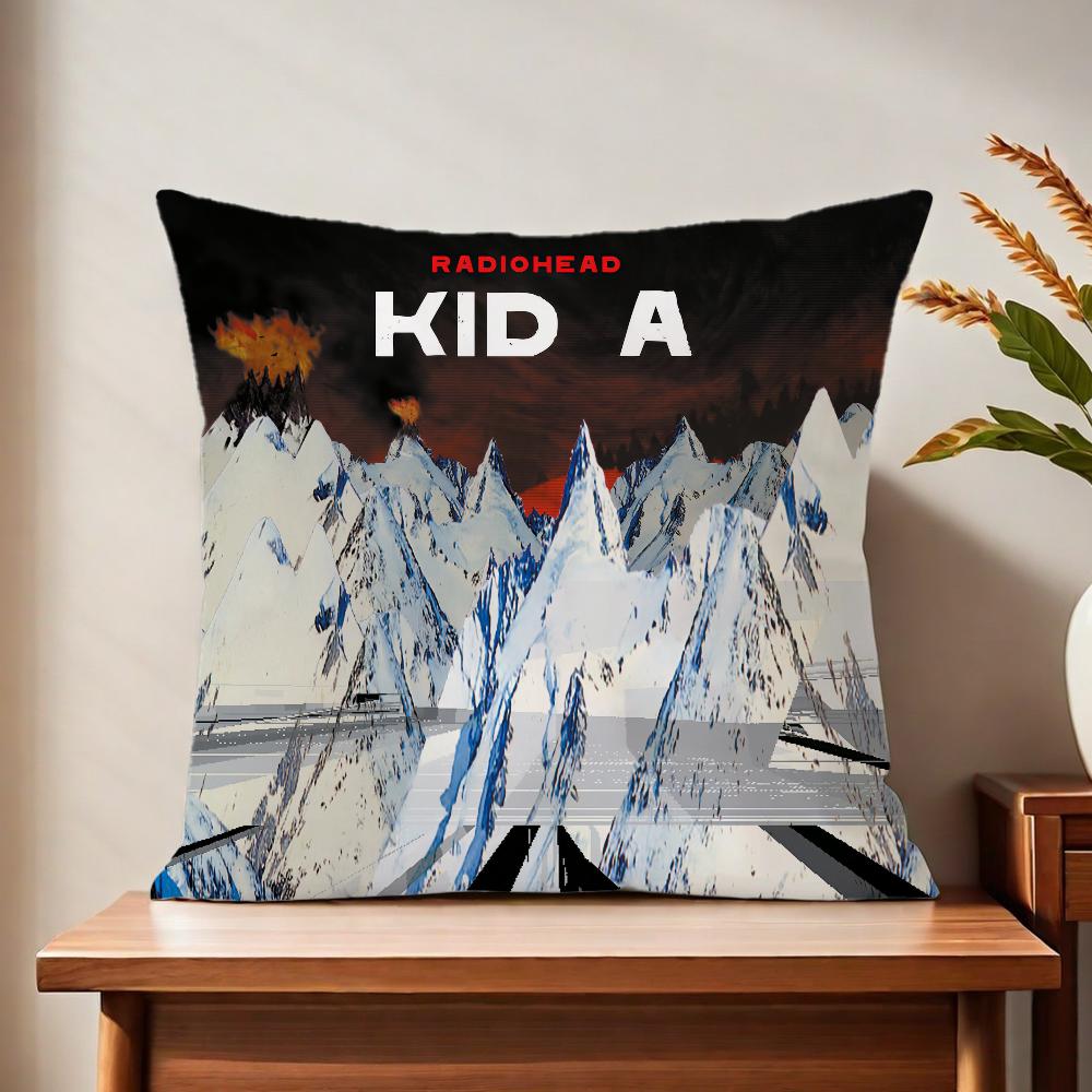 RrADIOHEADd Singer Cushion Cover For Pillow Printing Sofa Decoration Home Car Room Coffee Shop Office Nordic Simplicity