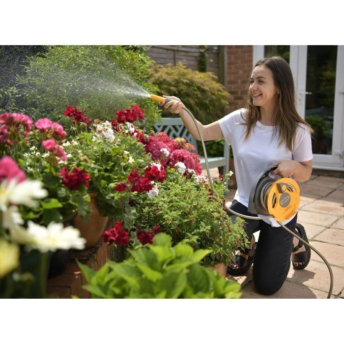 HOZELOCK Dévidoir Micro Réel Équipé De 10 M De Tuyau Petit Jardin