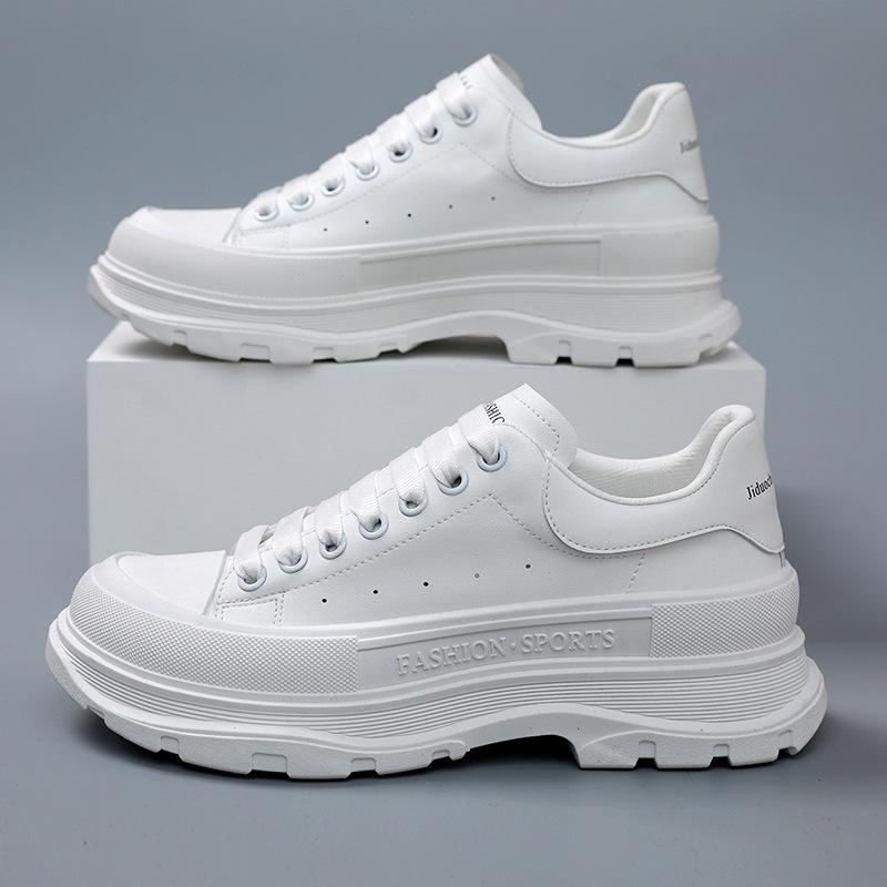 

[Customized] MK06 little white shoes summer 2025 new thick-soled genuine women s shoes versatile shoes men s and women s board shoes 39