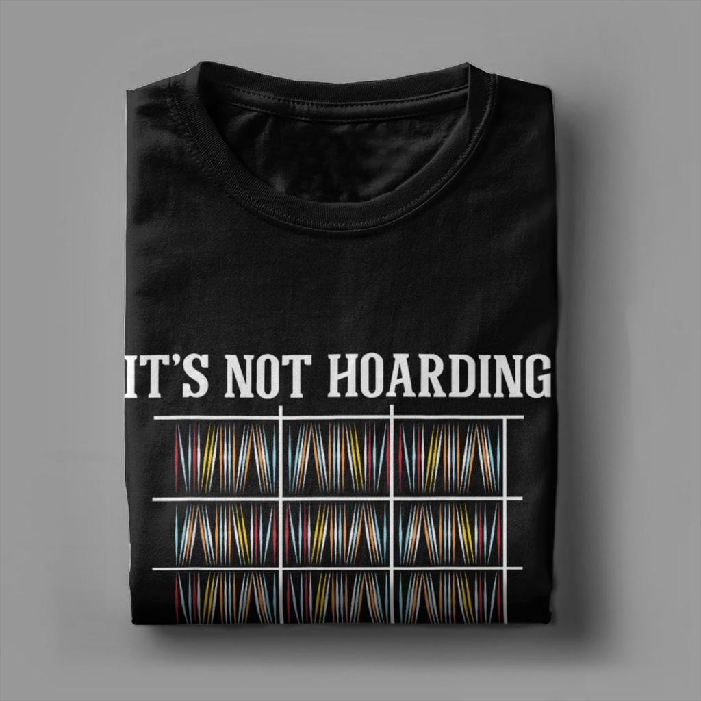 Men It's Not Hoarding If It's Vinyl - Vinyl Records Lovers T Shirts  Cotton Tops Unique Short Sleeve O Neck Tees Gift T-Shirt