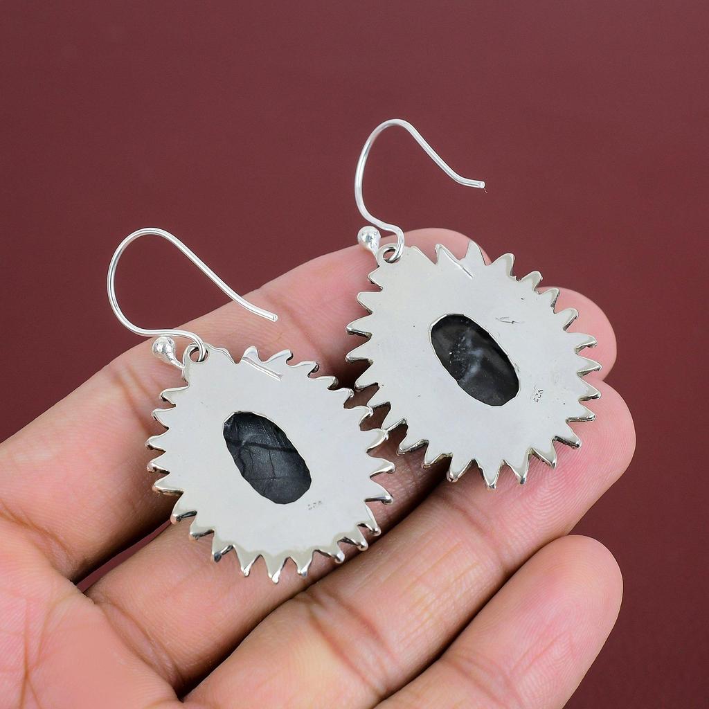 Picasso Jasper Earrings 925 Sterling Silver Earring Handmade Natural Gemstone Jewelry Unique Earring Engagement Gifts Picasso Jasper Jewelry