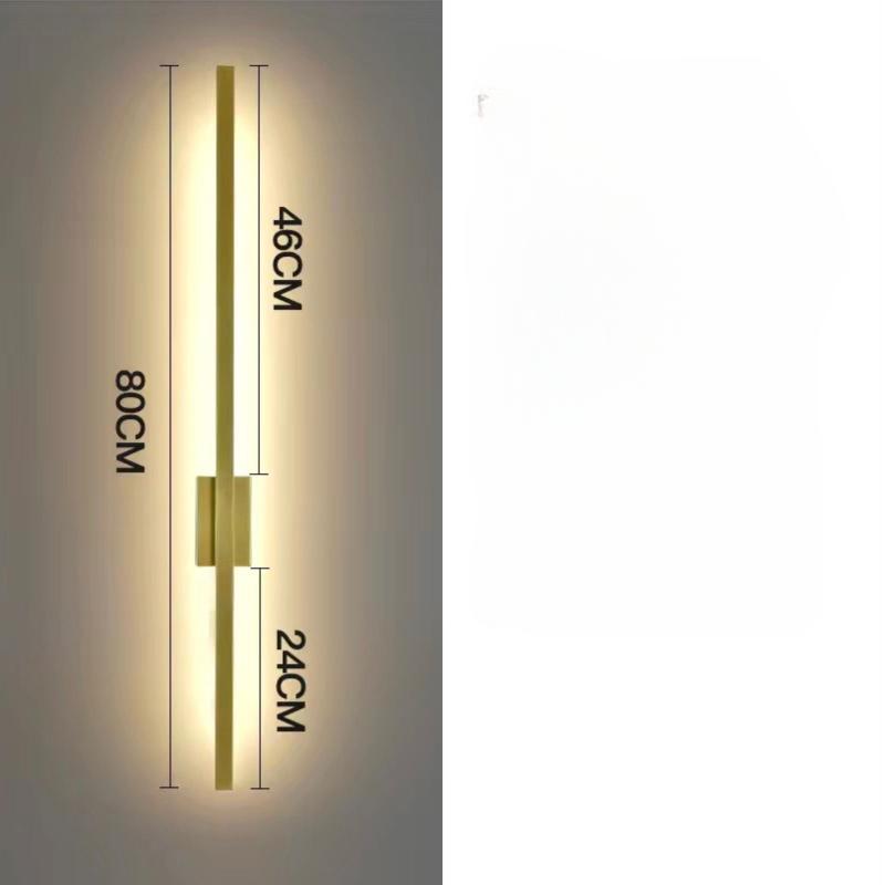LED Bedroom Bedside Lamp Modern LED Strip Lamp Living Room TV Background Wall Lamp Aisle Lamp