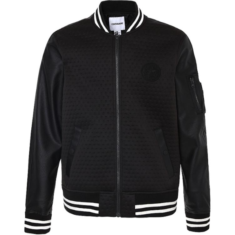 Converse Baseball Jacket Men s Black 10003756-A02 S