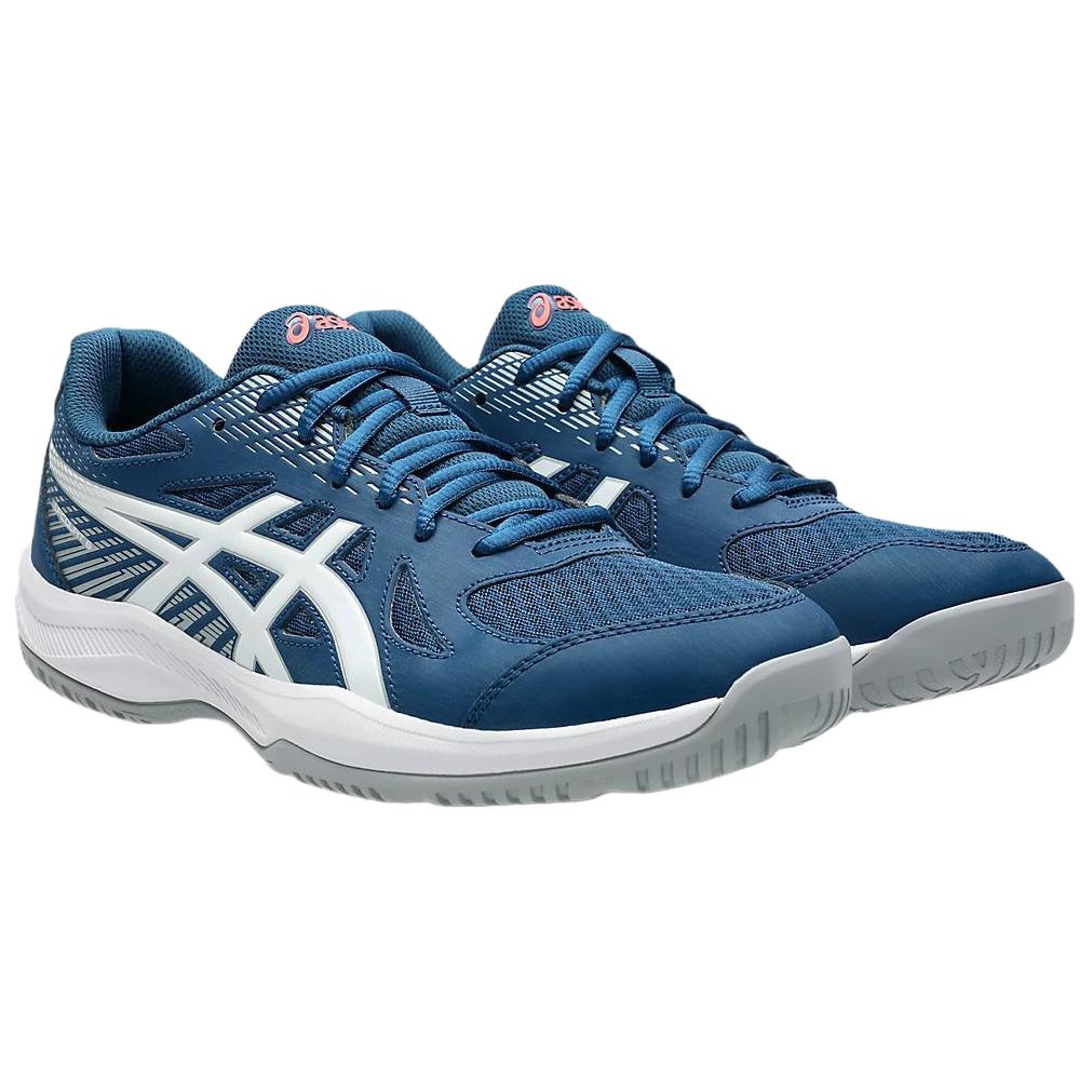 Asics Upcourt 6 Mako Blue Men Sneakers White 1071A104-402