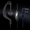 Radio Earpiece with Mic Clip Design High Sensitivity Good Sound Quality Over-the-ear Smooth Communication 50dB 2 Pin Walkie Talkie Headset for