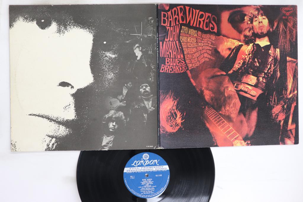 LP Record JOHN MAYALL, BLUESBREAKERS - Bare Wires SLC302 LONDON 1970 Japan Rock Used