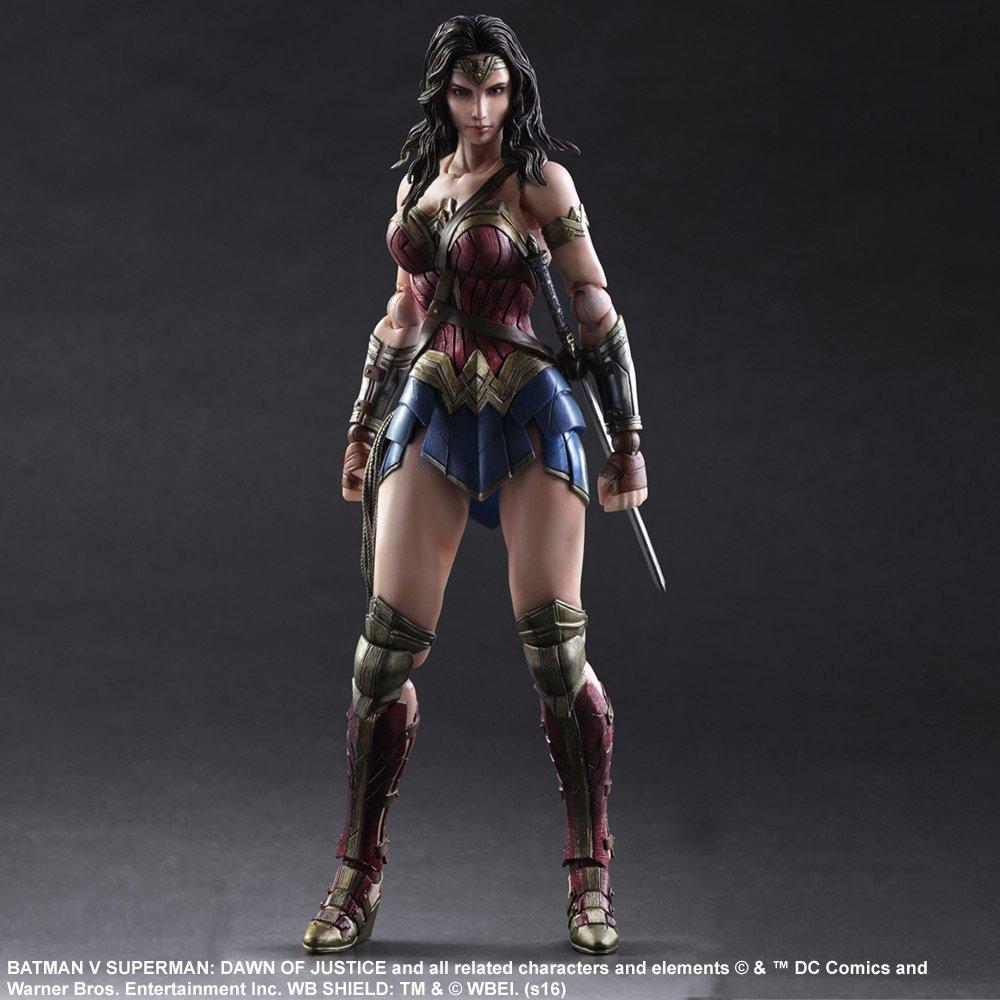 PLAY ARTS Kai Batman V Superman: Dawn of Justice Wonder Woman PVC Painted Action Figure