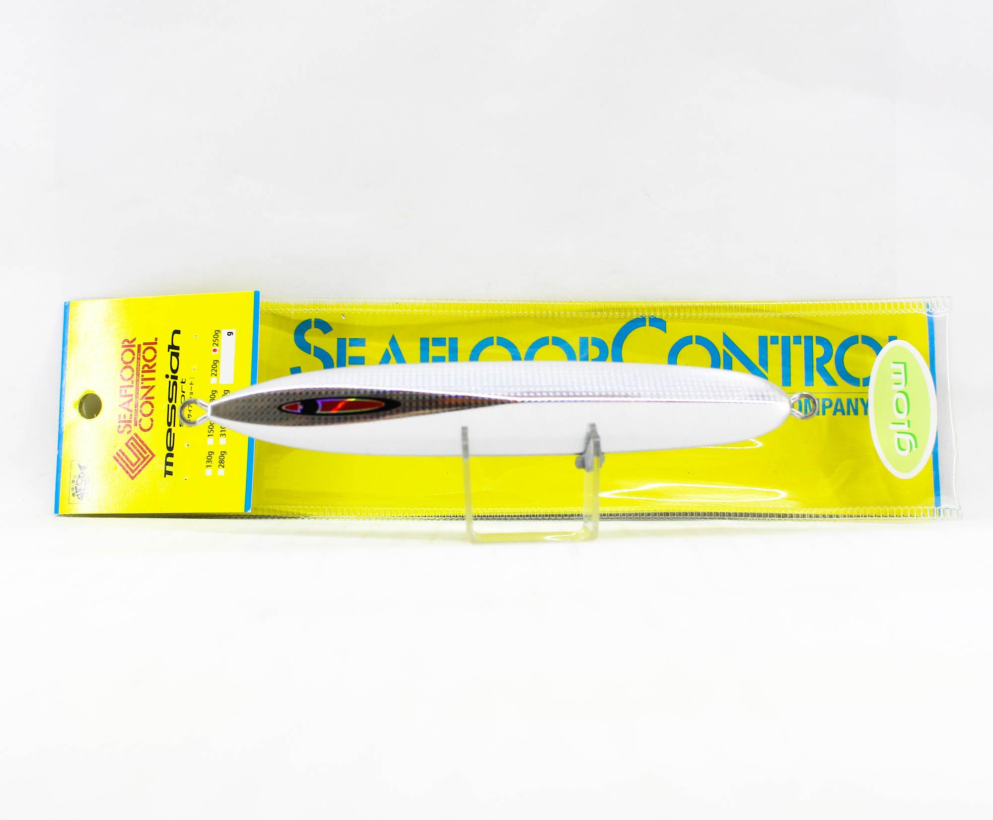 

Seafloor Control Metal Jig Messiah Short 250 grams Silver Glow GR (5624)