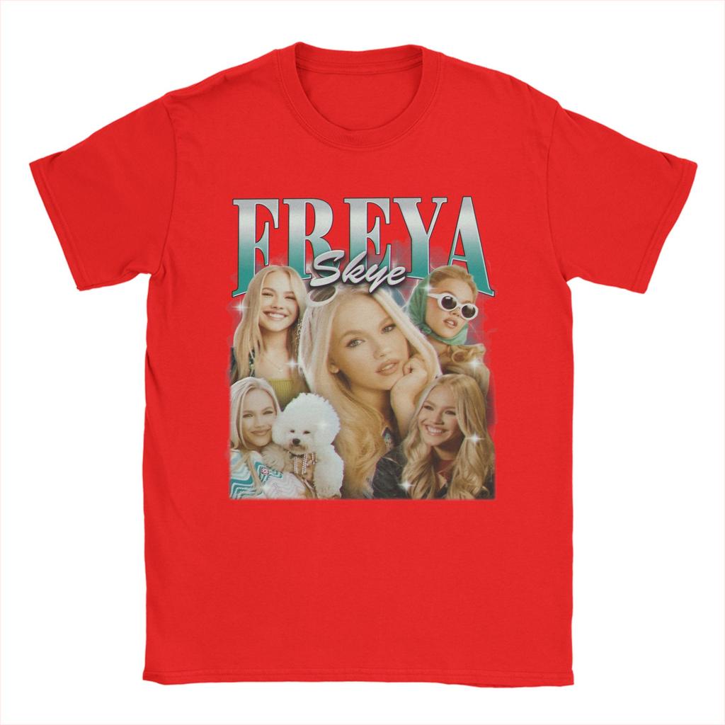 Funny Freya Skye TShirts for Unisex Round Collar Pure Cotton T Shirt Short Sleeve Tee Shirt 6XL Clothes