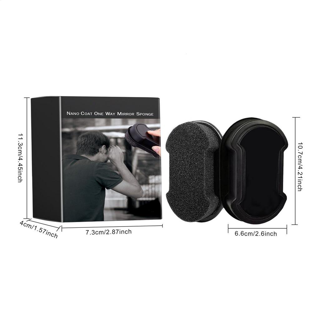 

Car Window Cleaning Sponge Anti-Peeping Stain Removal Supplies Shower Door Cleaner Sponge For Homeowner Car Owner Office чорний