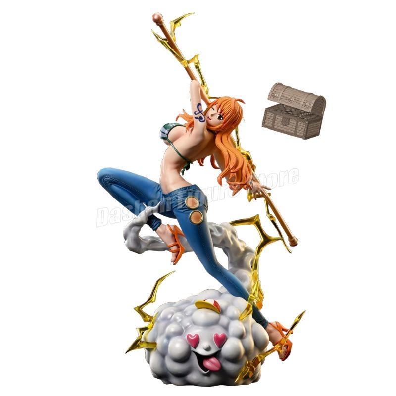 32cm One Piece Nami Action Figure Desktop Decoration PVC Collection Anime IU Straw Hat Pirates Gk Nami Figurine Model Toys Gifts