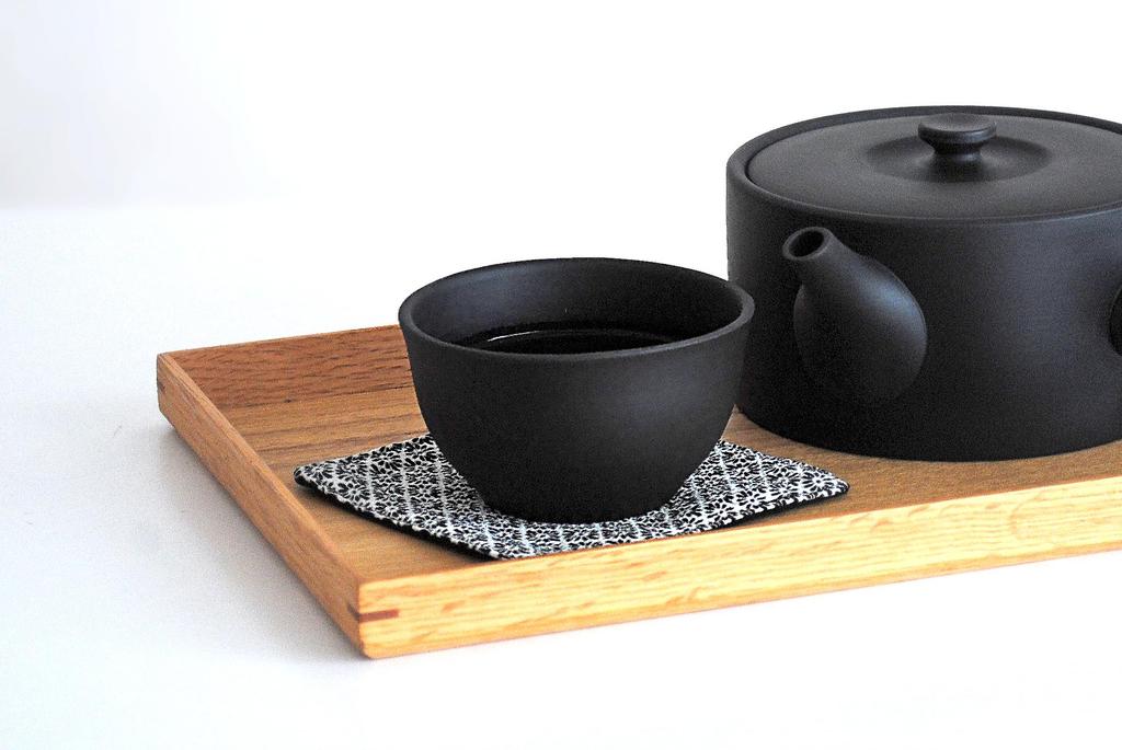 Nankai Tsusho '63' tokoname Teacup 100ml, 2-pack, Black, 0747-902, Made in Japan
