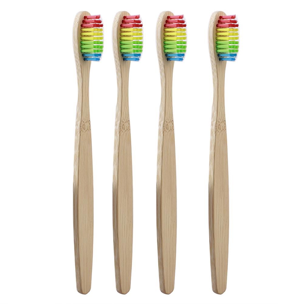 10PCS Zahnbürsten mit weichen Borsten entfernen Oberflächenflecken, bequemes Greifen, Zahnbürsten-Set für Erwachsene