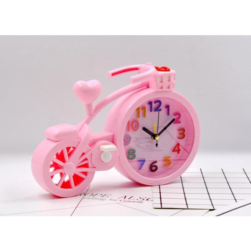 Korean Cute and Novel Alarm Clock, Primary School Student Bicycle Wake-up Clock