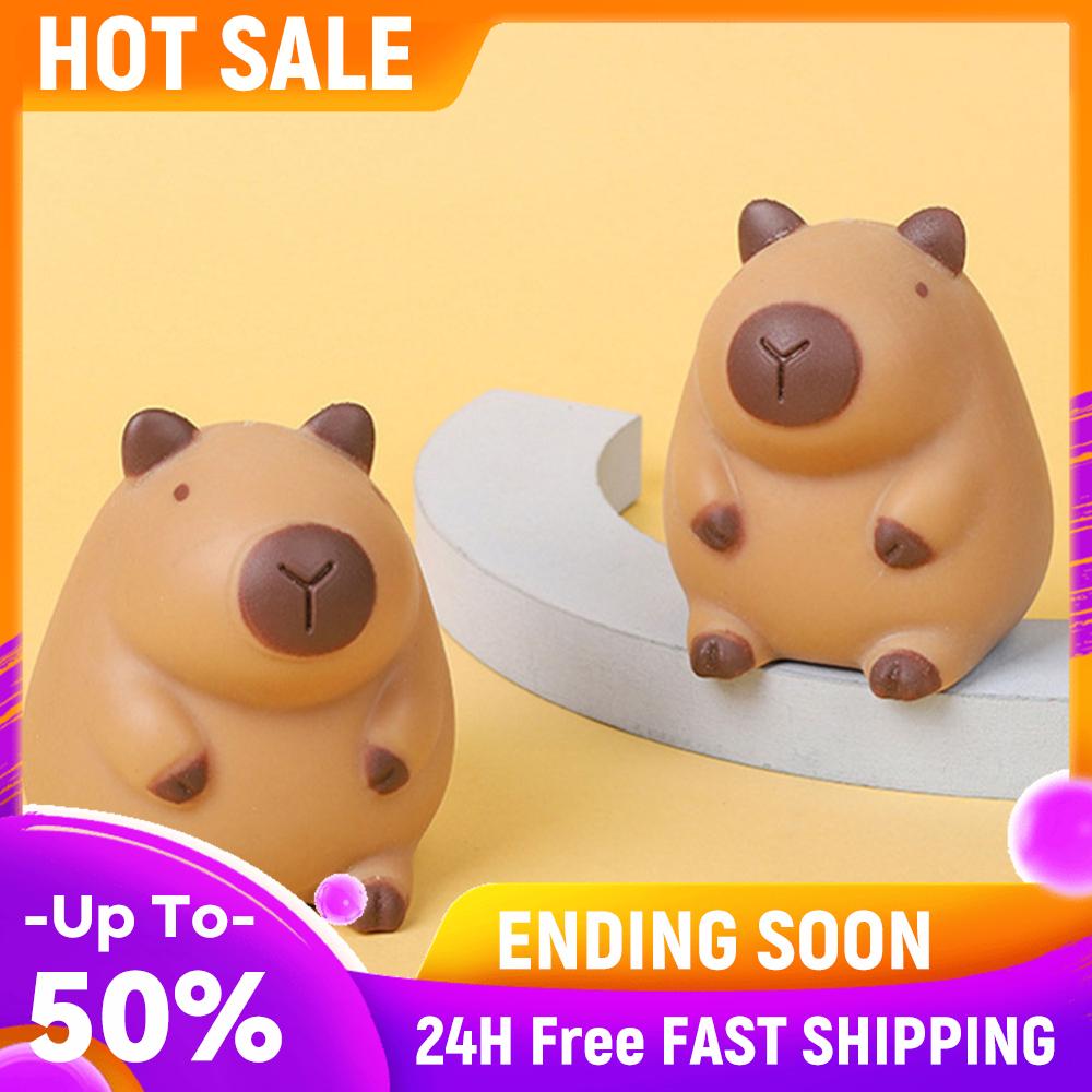 

Capybara Squeeze Toys Mini Capybara Mochi Toy Soft Cute Capybara Shape Squeeze Ball Birthday Gift for Kids China Mainland