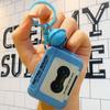 Cassette Recorder Music Key Chain Storage Box Vintage Holder Wall Keychain Commemorate Mini Player Key Storage Holder