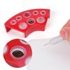 8-Hole Permanent Makeup Pigment Holder Fan-Shaped Mixing Cup Display Stand