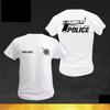 Tričko s logem thajské královské policie, thajské tílko s výstřihem do O, kulatým výstřihem a krátkým rukávem, potisk s pistolí, rychleschnoucí, národní uniforma pro muže a ženy, unisex