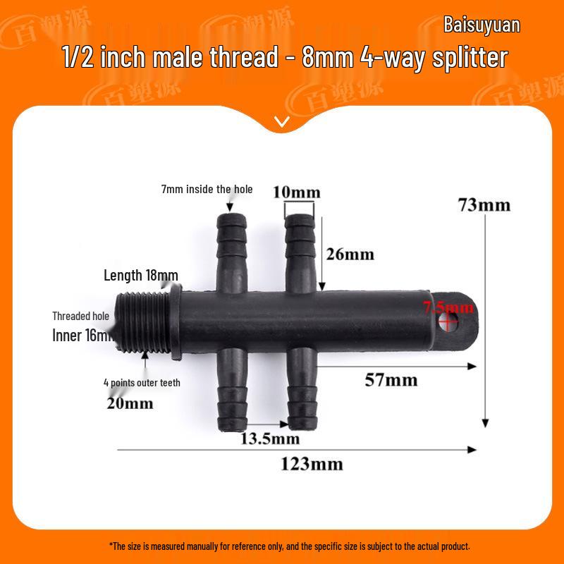 Aquarium and Vehicle Water Splitter & Drip Sprinkler Accessories