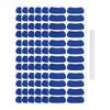48-144Pairs Sports Eye Black Stickers Under Eye Black Strips Football Face Stickers Breathable Eyeblack Sticker with 1Pcs Pencil