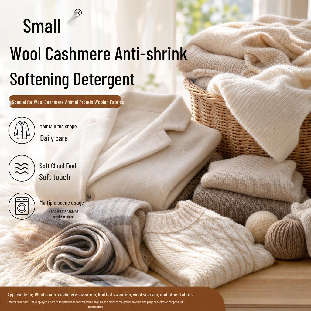 Wool & Cashmere Anti-Shrink Softening Cleanser for Knitwear and Woolen Apparel