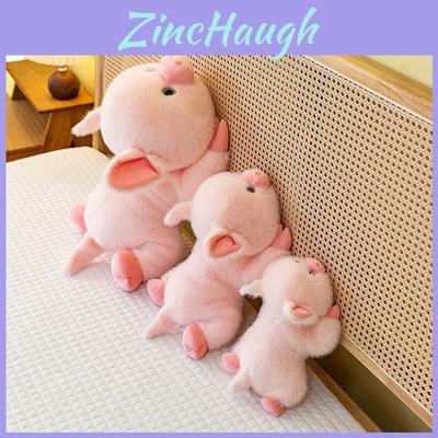 Cartoon Pig Plush Toy With Short Fur For Kids Gift And Cuddle