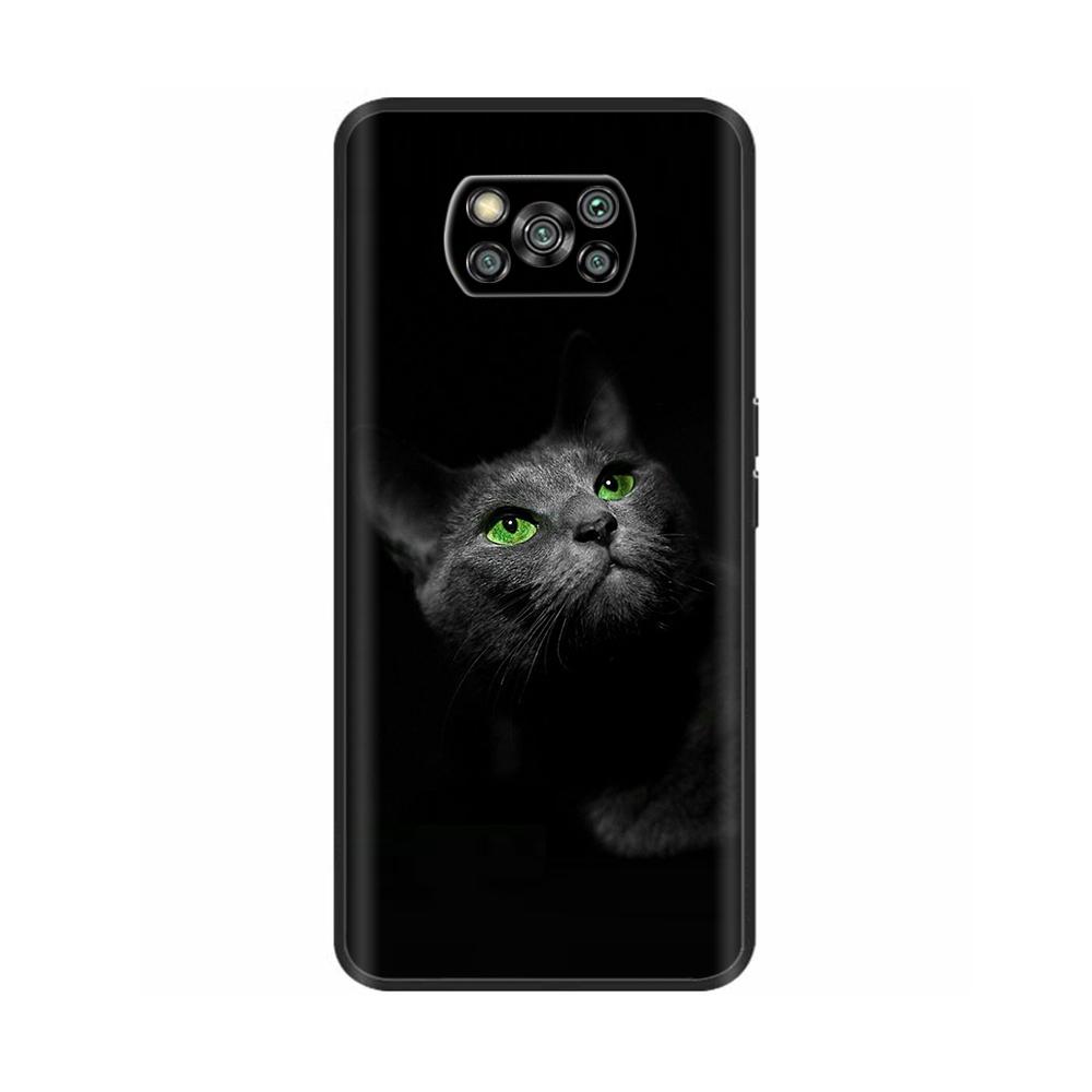 For Xiaomi Poco X3 NFC Case Printed Cartoon Silicone Back Cover Soft Bumper Phone Case For POCO X3 Pro X 3 TPU Case Funda 6.67''