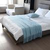 Decorative Bed Runner & Knit Throw Blanket for Home, Office, Sofa, or Nap