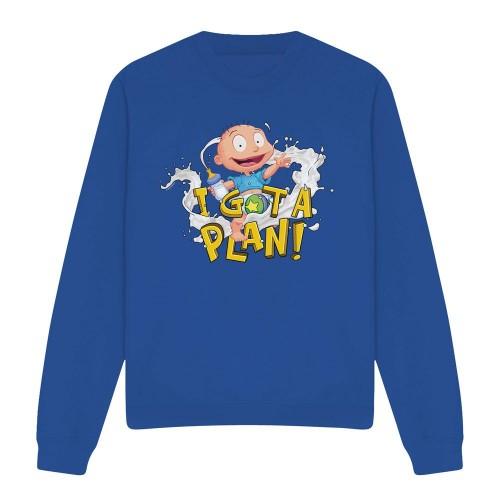 Rugrats Unisex Adult Tommy Pickles Has A Plan Sweatshirt