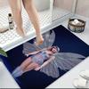 Fairy Wings Fashion Show Carpet Rug Soft Washable Antislip Home Living Room Sofa Mats Personalized Christmas Rug