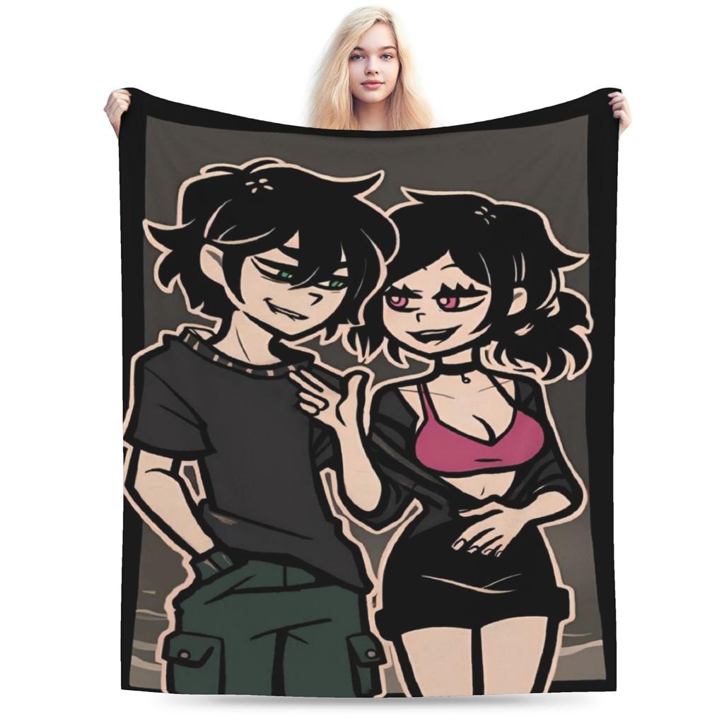 TCOA-The Coffin Of A-Andy And Leyley Warm Comfy Blankets For Bedroom Casual Bedding Throws Autumn Picnic Flannel Bedspread