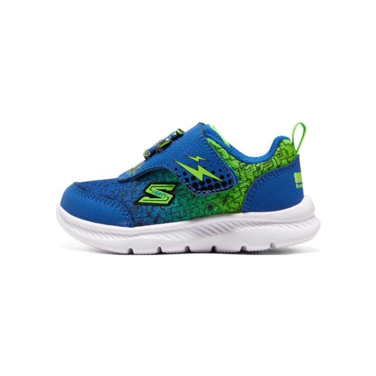 Skechers Razor Flex Comfortable Durable Low-Top Walking Shoes Baby shoes Blue Green 401512N-BLLM 23