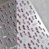 1pcs 5D Exquisite Purple Wisteria Flower Nail Art Stickers Flower Bow Nail Decoration Slider Decal Adhesive Transfer Part